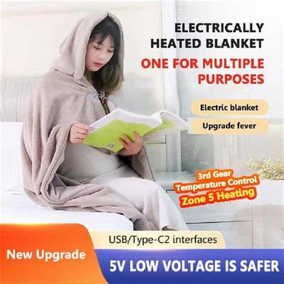 5V Heating Blanket Shawl Multifunctional Winter Warm
