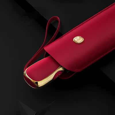Flat Automatic Umbrella Rain Women Ultralight Travel Sun