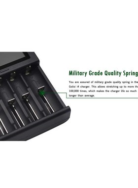 Golisi I4 2.0A Intelligent Lcd Charger Intelligent Fast Batt