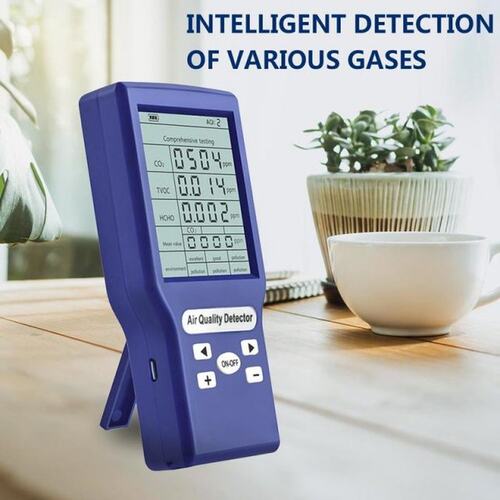Digital CO2 PPM Sensor Meter TVOC HCHO PM2.5 Meter Carbon Di