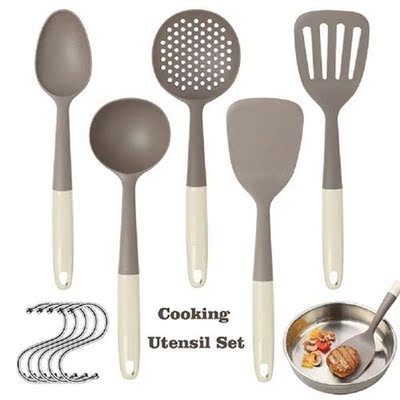 10Pcs Non-stick Silicone Kitchenware Set Cooking Spatula