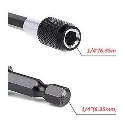 1/4 Inch 60mm 100mm 150mm Hex Shank Quick Release Screwdrive