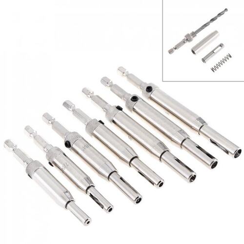 7pcs/lot Hinge Opener Carpentry Hole Puncher Hinge Tapper He