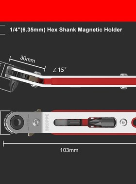 3Choices Mini Magnetic Ratchet Wrench 1/4