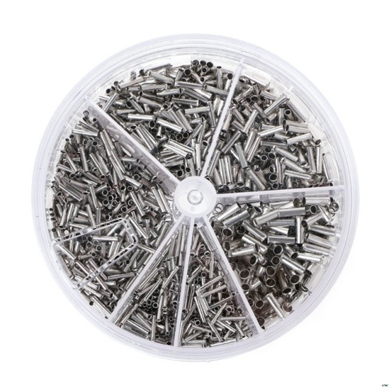 1900 Pcs Copper Crimp Wire Linker Cord End Terminals Electri