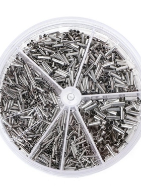 1900 Pcs Copper Crimp Wire Linker Cord End Terminals Electri