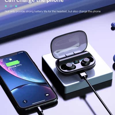 TWS Wireless Bluetooth 5.0 Earphones Fingerprint Touch Sport