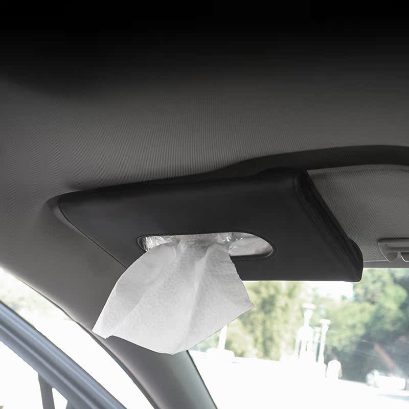 Car Tissue Box Car Sun Visor Tissue Box Holder Auto