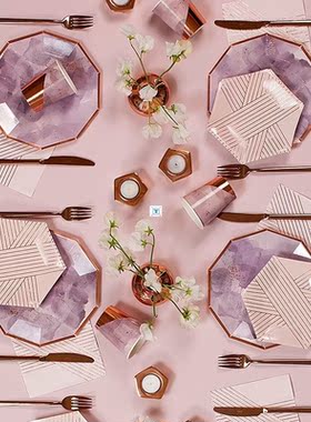 Wedding Party Team Bride Paper Straws Plates Bachelorette