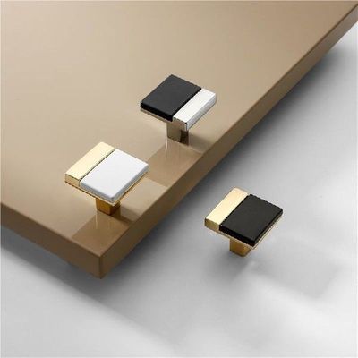 Modern Drawer Knob and Handle Home Cabinet Handle Zinc