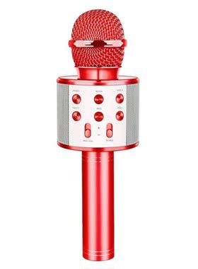 Wireless Karaoke Microphone Bluetooth-compatible Handheld Po