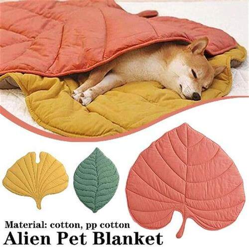 Leaf Shape Soft Dog Bed Mat Soft Crate Pad Machine Washable