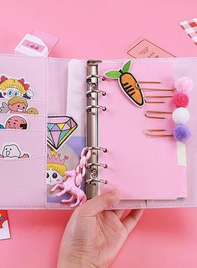 Hot Hard Cover Cute Ring Binder Mini Notepad Cartoon