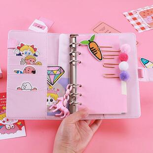Hot Hard Cover Cute Ring Binder Mini Notepad Cartoon