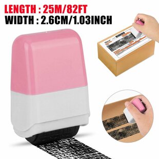 Roller Stamp Data Identity Theft Protection Guard Privacy Id