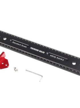 Home Scribing Measuring Ruler With Hook Stop Multifunction C