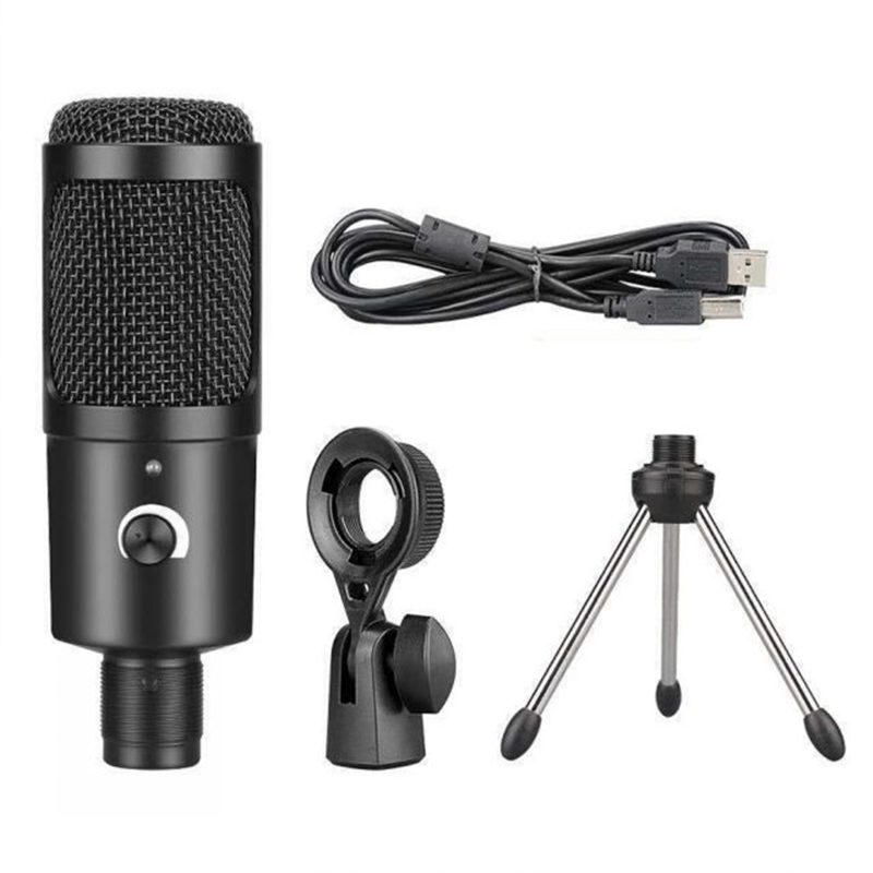 USB Microphone Capacitive Clear Sound Adjustable Angle Singi