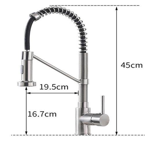 Kitchen Square Faucets,360 Degree Rotation with Water Purifi