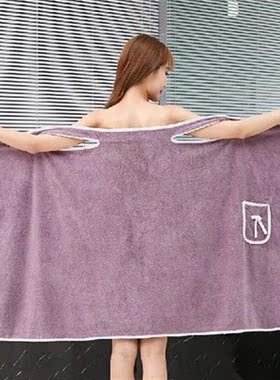 Beach Dry Beach Towel Women Wearable Towel Bathroom Spa