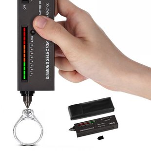 LED Indicator Diamond Tester Pen High Accuracy Diamond Selec