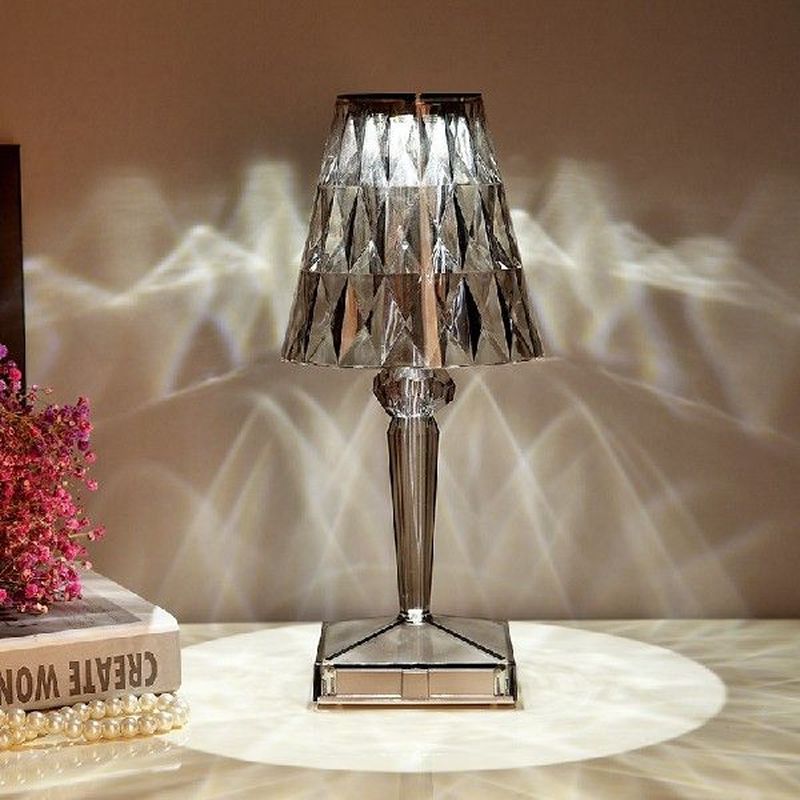 Italian Diamond Table Lamp Bedroom Bedside Decoration