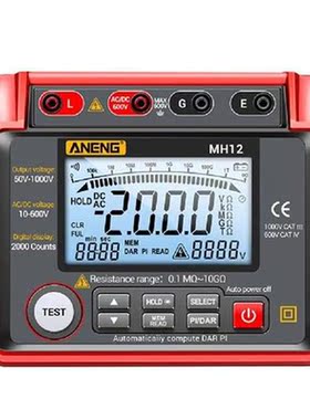 Digital Handheld True RMS Megger Insulation Resistance