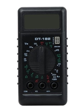 Mini Digital Multimeter DT182 With Buzzer Overload Protectio