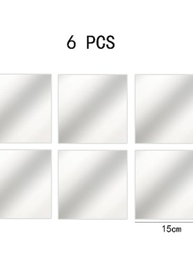 Bathroom Mirror Wall ers Decal 3D Self-adhesive Film Plastic