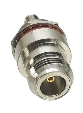 10Pcs Connector N Female Jack to SMA Female Jack Nut Bulkhea