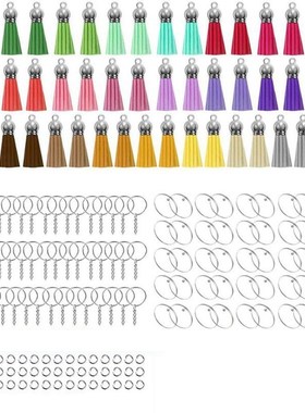 200Pcs DIY Round Acrylic Keychain Blanks Acrylic Clear Circl