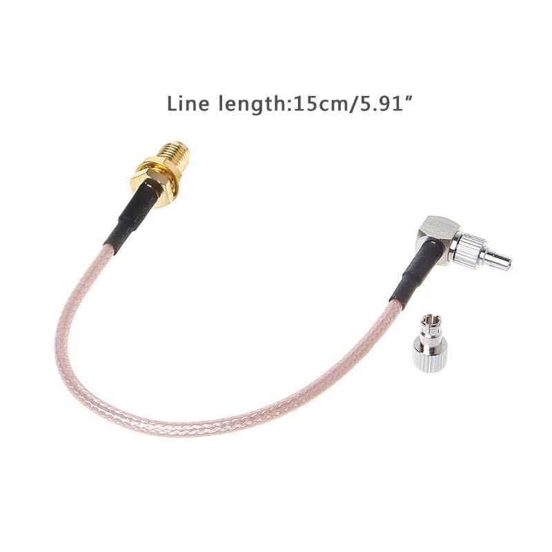 1PC SMA Female To CRC9/TS9 Dual Connector RF Coaxial Adapter