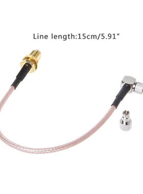 1PC SMA Female To CRC9/TS9 Dual Connector RF Coaxial Adapter