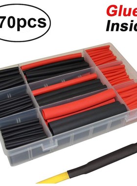 270 Pcs Insulated Sheath Protective Cable Sleeve DIY Heat Sh