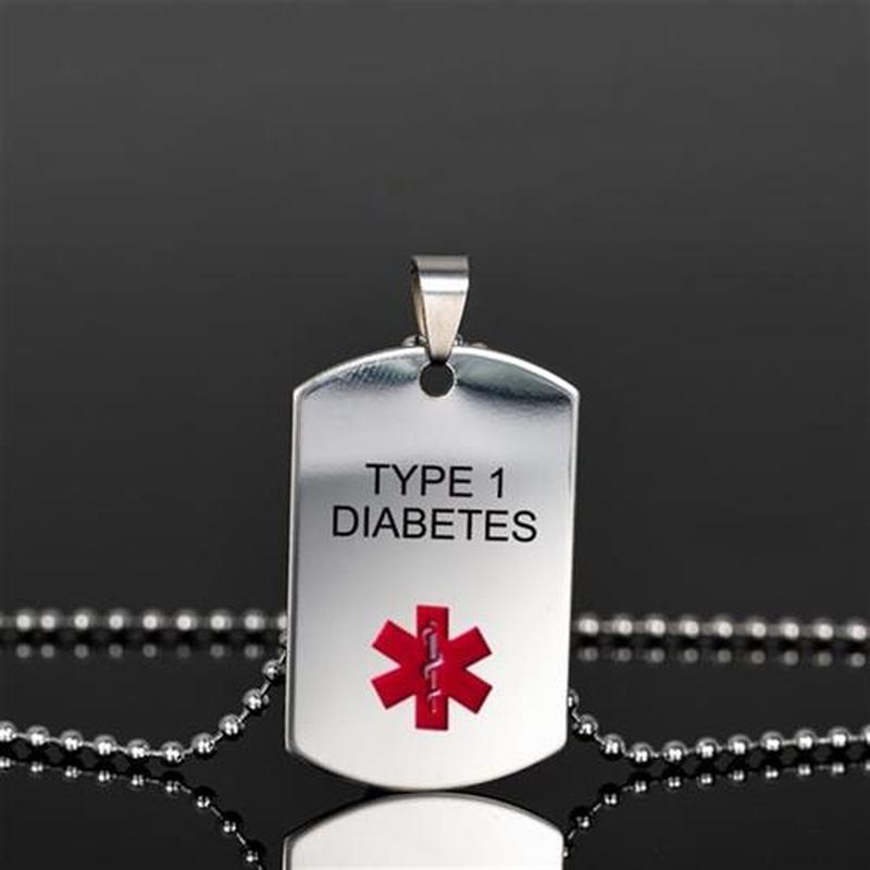 Stainless Steel Medical Diabetic Type 1 Type 2 Diabetes Epil