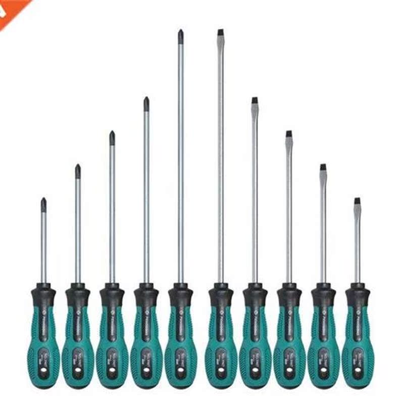 10pcs Screwdrivers Set 75-200mm PP Chromium Vanadium Alloy M