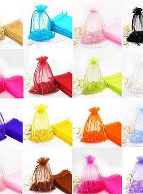 50pcs Organza bag Jewelry Packaging Display Pouches Wedding
