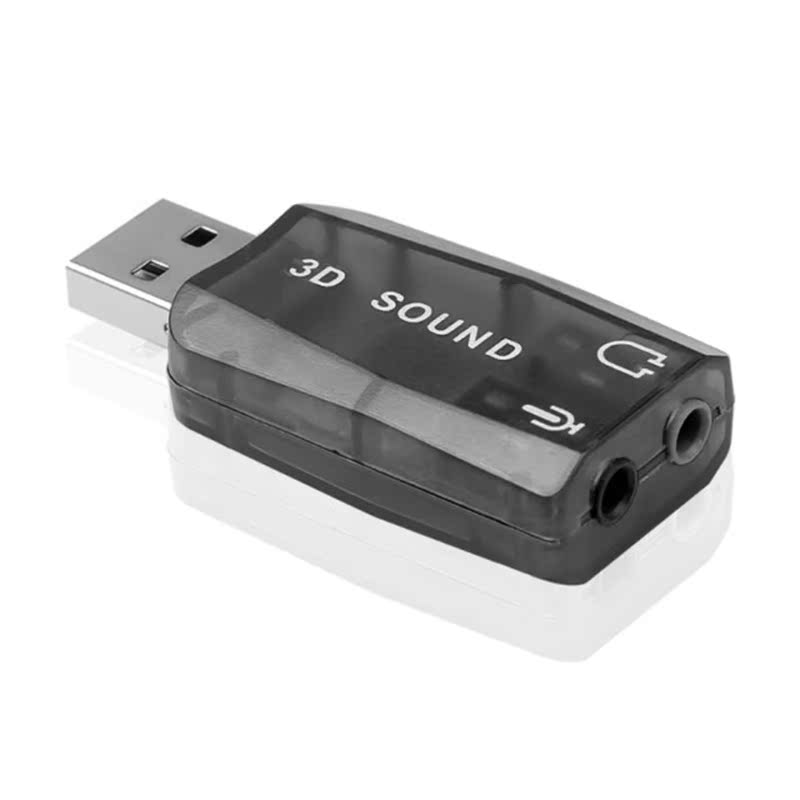USB to 3.5mm Jack Adapter USB 2.0 to Aux Mic Headphone Exter