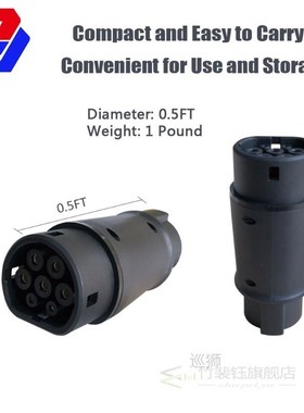 Wallbox EV Charger Adaptor Socket 32Amp SAE J1772 Connector