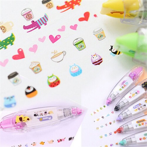 1Pc Cute Novelty Decorative Correction Tape office Stationer