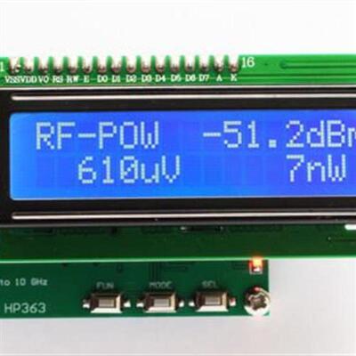 1MHz~10GHz -50~0dBm RF power meter Can set RF Power Attenu