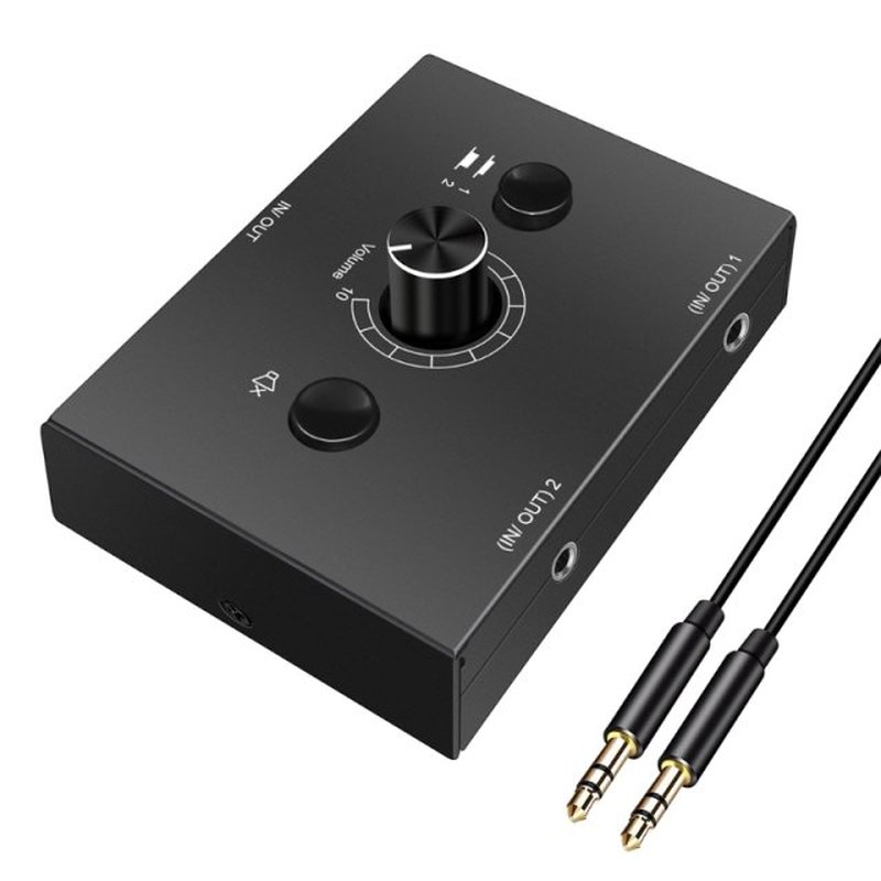 Switcher Box 2 Input 1 Output / 1 Input 2 Out Bidirectional