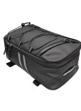 Bicycle Rack Rear Carrier Bag PU Leather Waterproof Storage