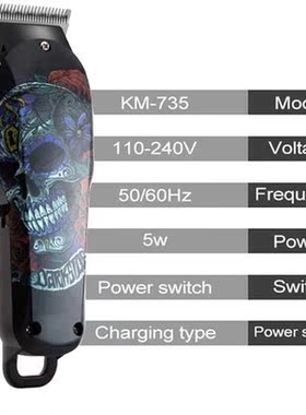 Wirelesshair clipper professional hair trimmer men electric