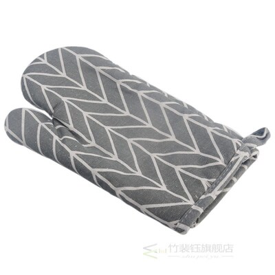 Kitchen Cooking Microwave Oven Mitt Insulated Non-slip Pot H