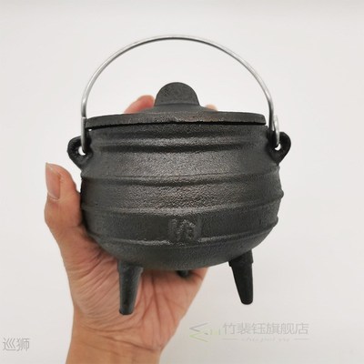 1/8# 350ml Small Cast Iron Cauldron  South Africa Potjie Pot