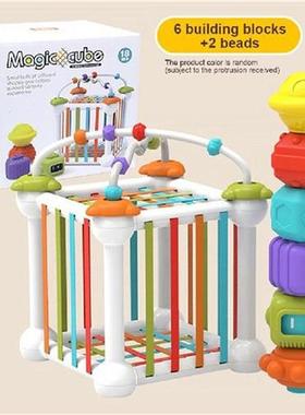 Montessori Shape Color Sorter Motor Skills Training Plastic