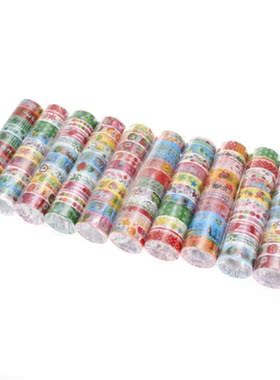 10Pcs 1.5cm*3m Cartoon Washi Tape DIY Decoration Scrapbookin