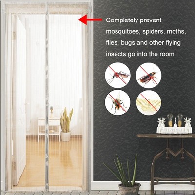Automatic Closing Door Screen Anti Mosquito Curtain Magnetic