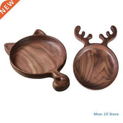 Walnut Wood Serving Tray 2 Shapes Choose Dessert Tray Dinner