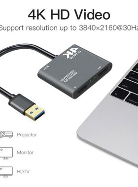 1080P 60fps Loop Out Broadcasting 4K HDMI-compatible USB3.0